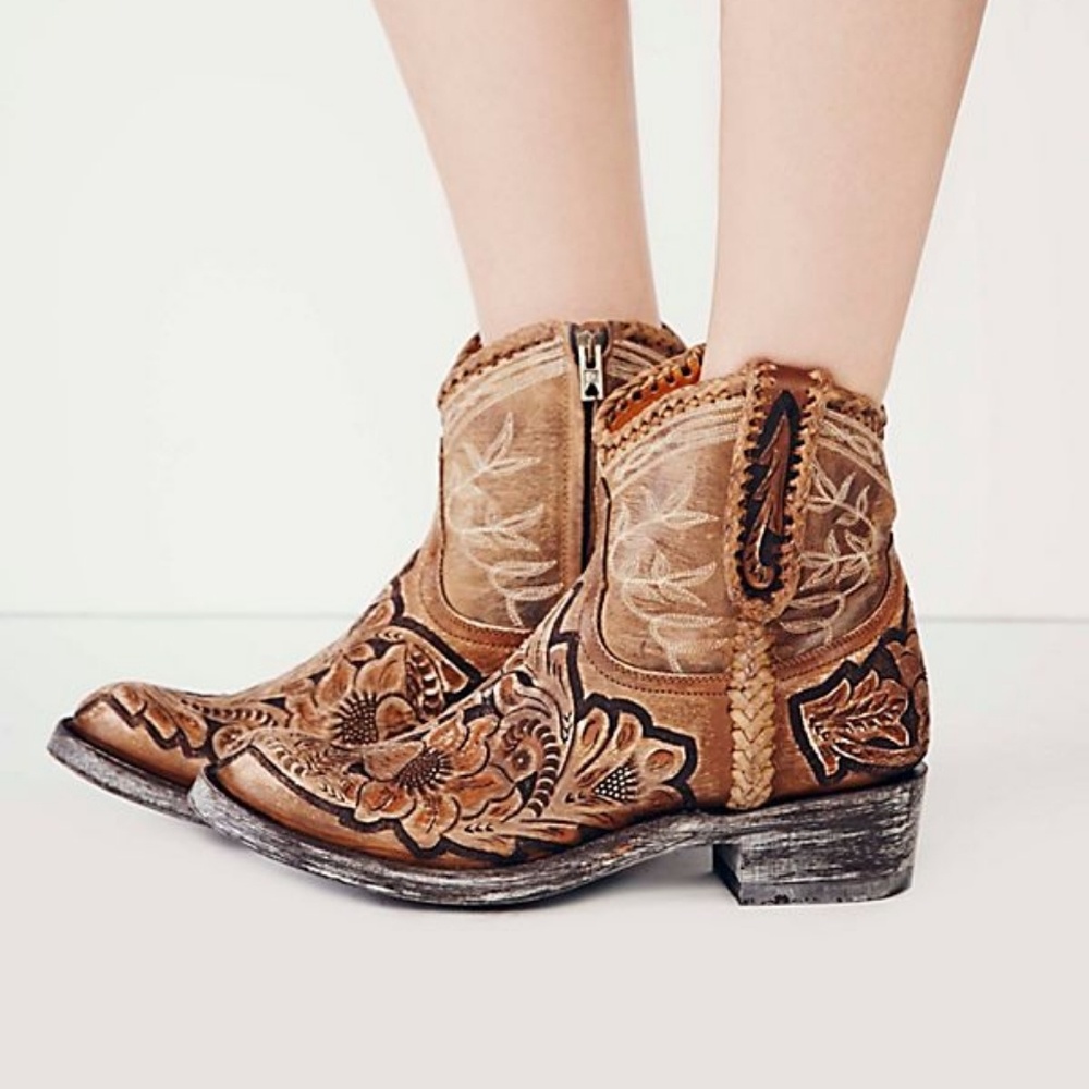 *sold* Free people Queenwood Western Boots - Picture 1 of 8